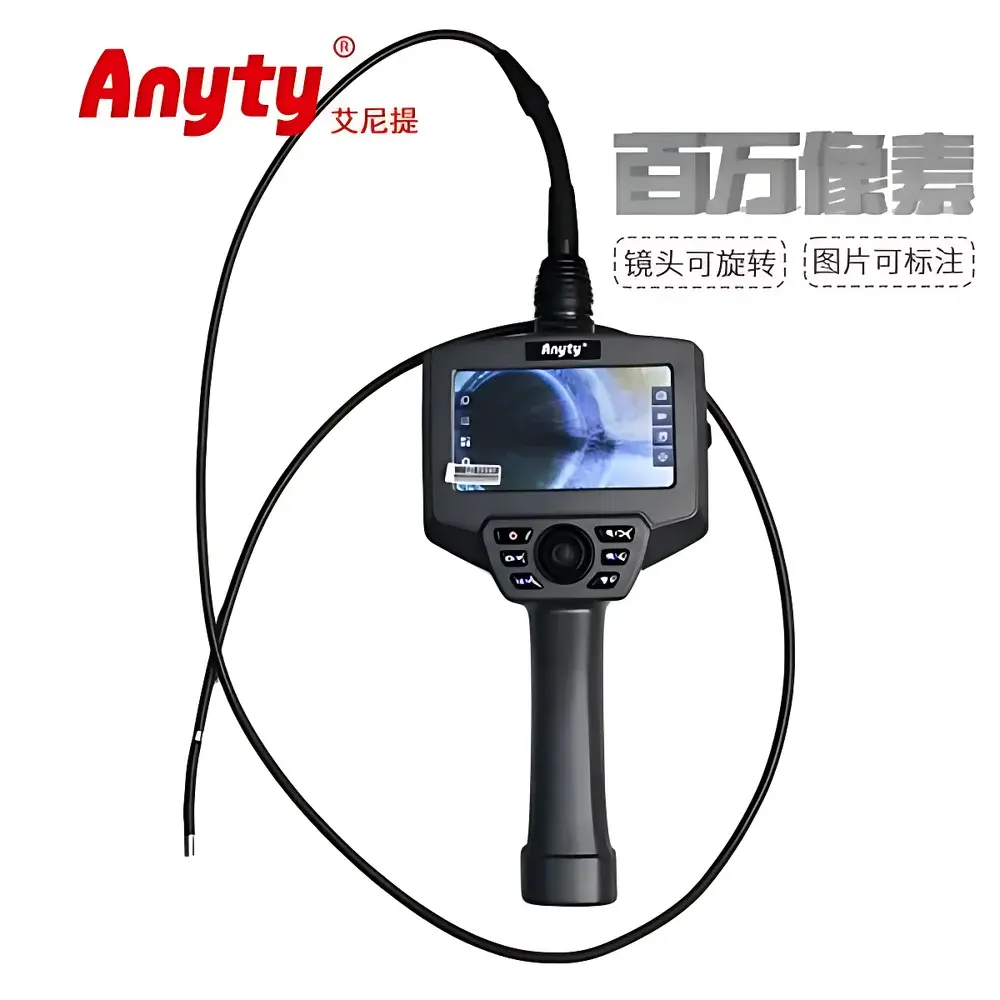 Anyty 3R-PPMC-B Industrial Borescope with 1-Megapixel CMOS Sensor and 5-Inch Capacitive Touchscreen