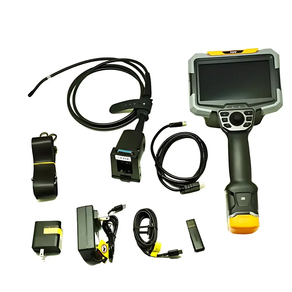 Anyty 3R-PDEC-FS High-Resolution Motorized 360° Rotational Industrial Borescope with Measurement & Defect Annotation Capability
