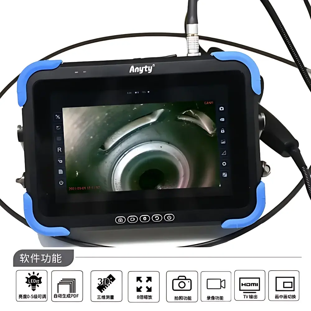 Anyty 3R-PPTD-MS Portable 3D Measurement Industrial Video Endoscope