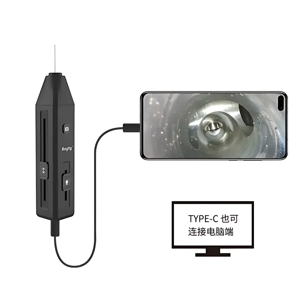 Anyty 3R-GXYG18 Industrial Borescope for Forensic Lock Examination (Smartphone-Connected)