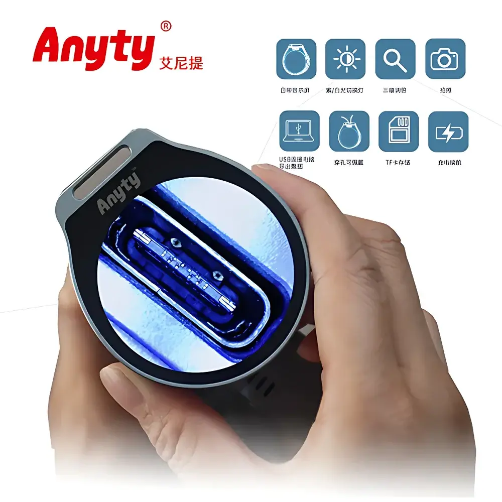 Anyty 3R-MJL03 Tri-Stage Adjustable Funnel-Type Digital Microscope