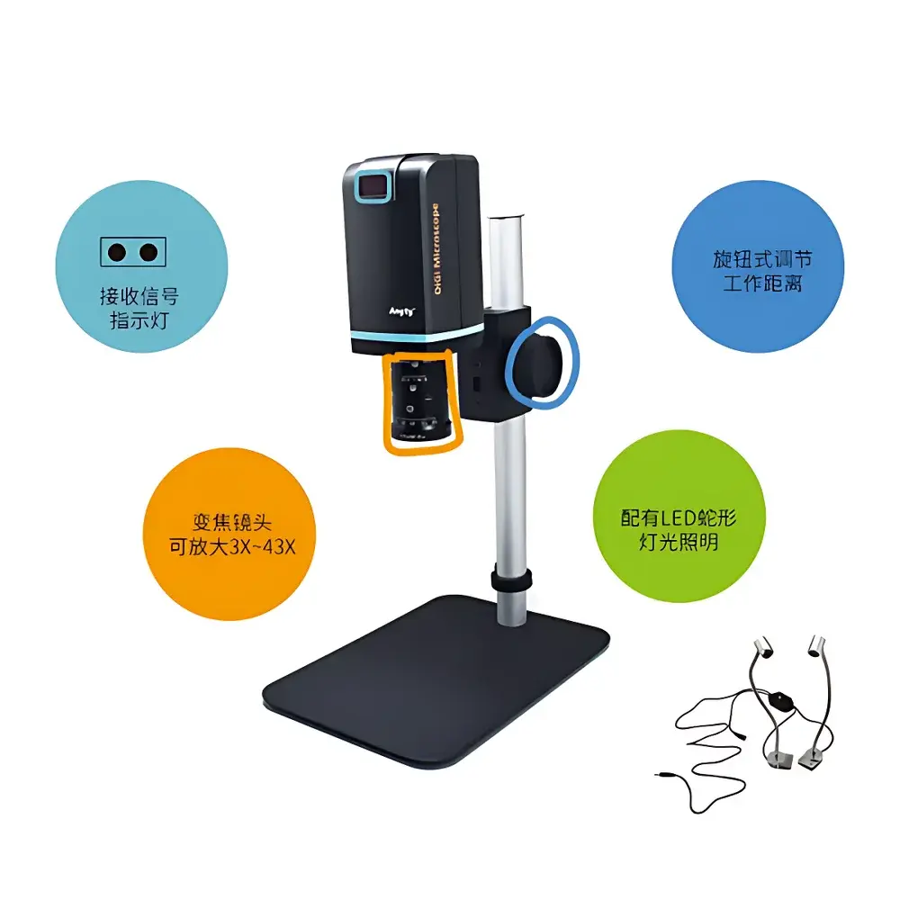 Anyty 3R-MSTVUSB142W High-Performance Wide-Field Digital Microscope