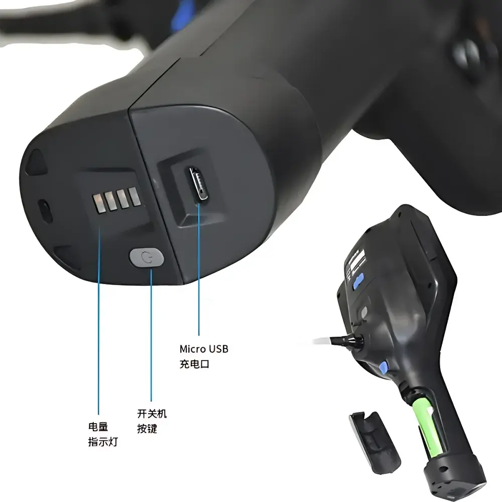 Anyty 3R-PPMC-S Portable High-Definition Swappable Probe Industrial Borescope with 360° Articulation