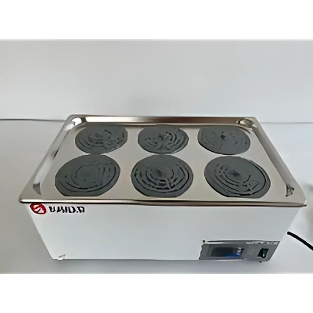 KRSYQ KRS-DS21-6 Digital Display Constant Temperature Water Bath, Dual-Row 6-Well