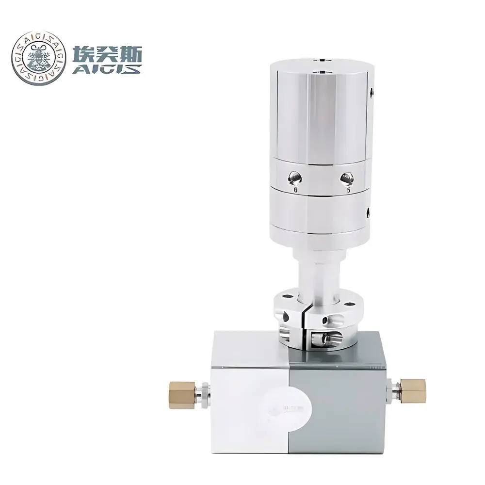 AIGIS AGS-GBG10-ET-K75S2-2-N-A1-S Pneumatic/Electric Actuated Multi-Position Sample Introduction and Purge/Trap Switching Valve