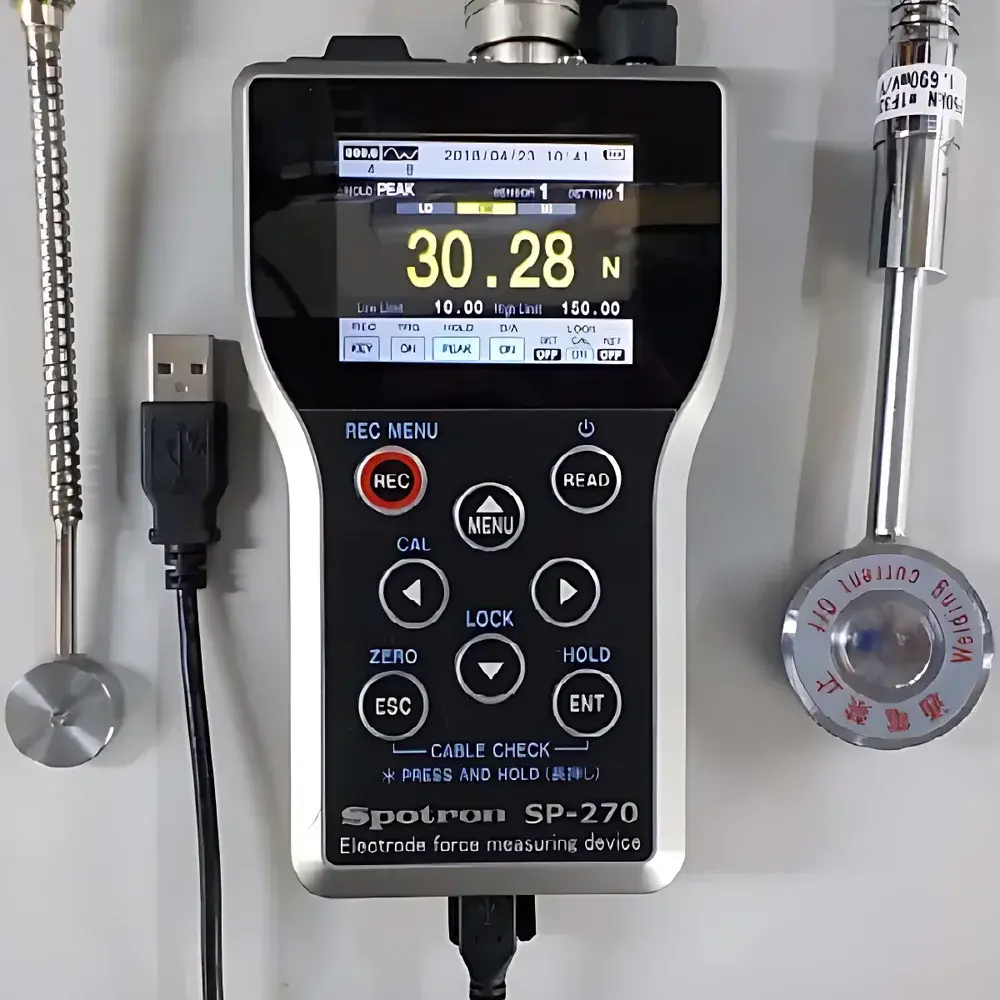 SPOTRON SP-270-F200N Digital Electrode Force Meter for Resistance Spot Welding