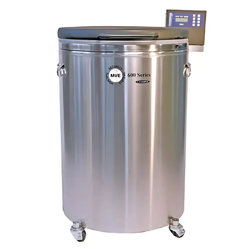 Chart MVE Model 616 Wide-Neck Cylindrical Biological Liquid Nitrogen Storage Tank