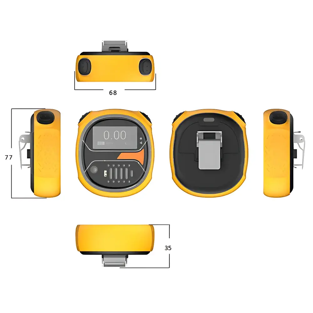 Eranntex MS104K-S-H2 Portable Diffusion Hydrogen Gas Detector