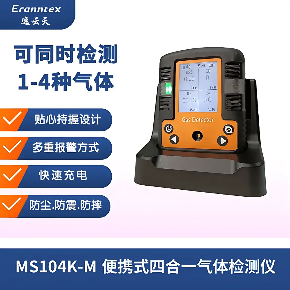 Eranntex MS104K-M-H2 Portable Hydrogen Gas Detector