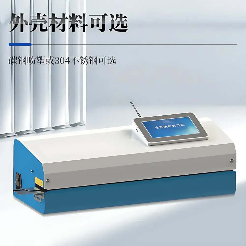 Tianyan TY-FK Series WiFi-Enabled Dual-Line Thermal Sealer with Touchscreen and Integrated Twin Dot-Matrix Printers