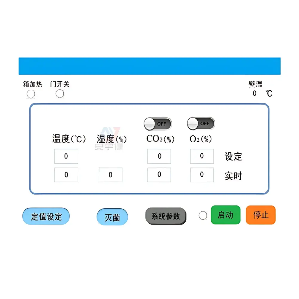 AnYuJie AYJ-KB100B Water-Jacketed Tri-Gas Incubator