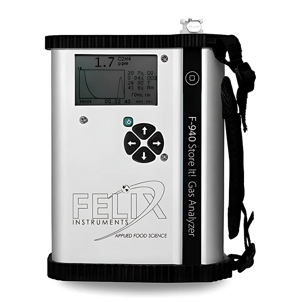 Felix F-940 Portable Ethylene, CO₂, and O₂ Analyzer for Fresh Produce Felix F-940 Portable Ethylene, CO₂, and O₂ Analyzer for Fresh Produce