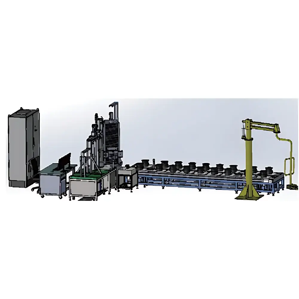 Olympus Automated Ultrasonic Testing (AUT) Production Line for Complex Forged Components