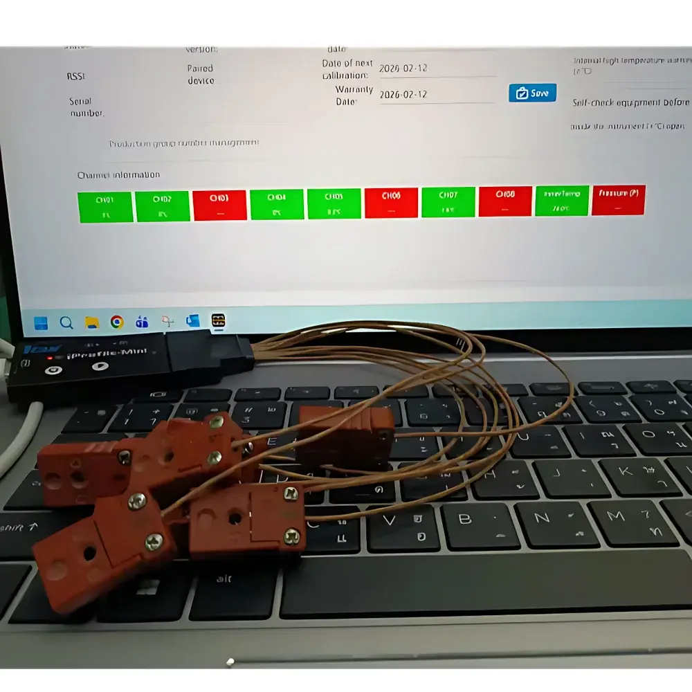 Vcam Mini Furnace Temperature Profiler