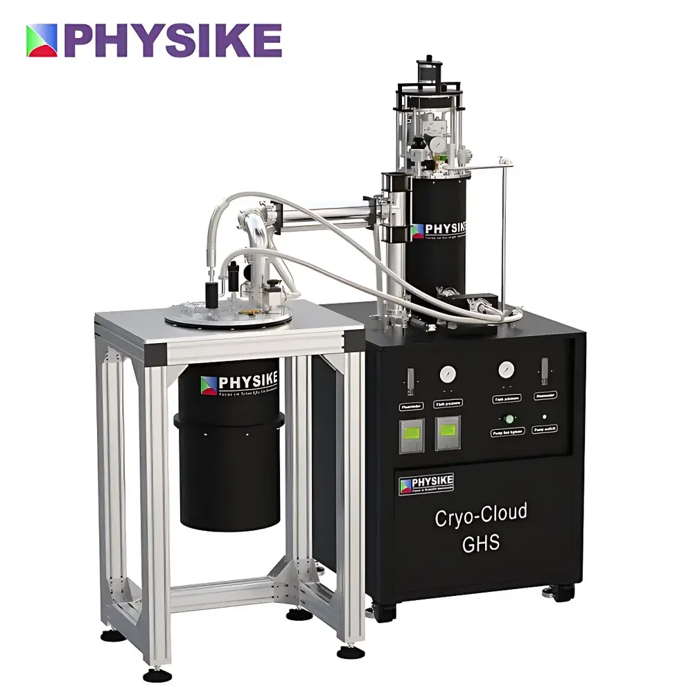 PHYSIKE Cryocloud-200 Split-System Continuous He-3 Cryostat
