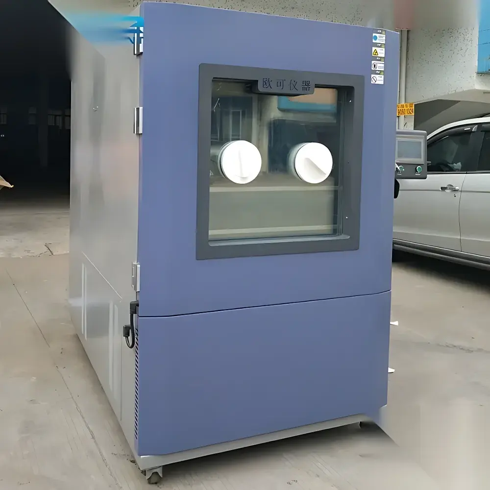 Custom-Built Temperature and Humidity Controlled Environmental Test Chamber for Pipe Material Testing